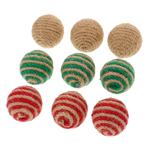 MERRYHAPY 9St weihnachtstierbedarf Weihnachtskatzenspielzeug Ballspielzeug für Teaser Katze spielt Ball interaktives katzenspielzeug Interactive cat Toy Ballspielzeug für Katze Katzenbedarf MERRYHAPY 9St weihnachtstierbedarf Weihnachtskatzenspielzeug Ballspielzeug für Teaser Katze spielt Ball interaktives katzenspielzeug Interactive cat Toy Ballspielzeug für Katze Katzenbedarf von MERRYHAPY