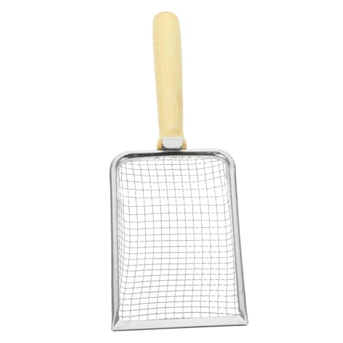 MERRYHAPY Abfallschaufel wiederverwendbar cat Litter Shovel katzenstreu schippe Tierkot Schaufel mit Holzgriff Reptilienkäfig Reiniger Reptilienstreuschaufel Wurfsieb Rostfreier Stahl MERRYHAPY Abfallschaufel wiederverwendbar cat Litter Shovel katzenstreu schippe Tierkot Schaufel mit Holzgriff Reptilienkäfig Reiniger Reptilienstreuschaufel Wurfsieb Rostfreier Stahl von MERRYHAPY