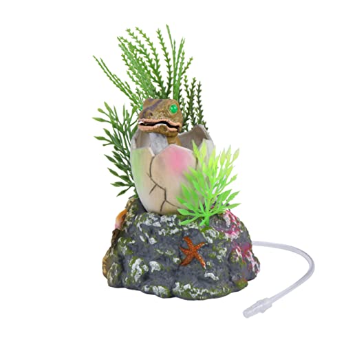 MERRYHAPY Aquarium-Dekoration Dinosaurier Ornament Für Fischbecken Mit Luftblasen-Effekt Sichere Und Ungiftige Resin-Figur Für Süß Und Salzwasser-aquarien Für Aquascaping Und Terrarien MERRYHAPY Aquarium-Dekoration Dinosaurier Ornament Für Fischbecken Mit Luftblasen-Effekt Sichere Und Ungiftige Resin-Figur Für Süß Und Salzwasser-aquarien Für Aquascaping Und Terrarien von MERRYHAPY