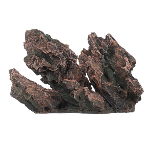 MERRYHAPY Aquarium- für Fische Kiefernhöhle aus Kunstharz einzigartige Aquarium-Ornamente für die Landschaftsgestaltung von Fischtanks von MERRYHAPY