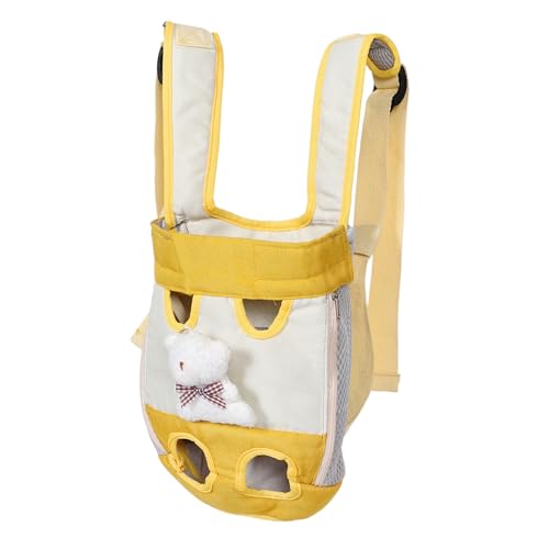 MERRYHAPY Atmungsaktiver Haustier-Rucksack Frontträger mit Doppelter Schulterpolsterung Tragbare Transporttasche für Kleine Hunde und Mittelgroße Katzen Ergonomisch Reißfest Seitlicher MERRYHAPY Atmungsaktiver Haustier-Rucksack Frontträger mit Doppelter Schulterpolsterung Tragbare Transporttasche für Kleine Hunde und Mittelgroße Katzen Ergonomisch Reißfest Seitlicher von MERRYHAPY