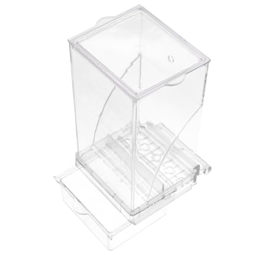 MERRYHAPY Automatischer Vogelfutterleiter Vogelkäfig -Feeder Wiederverwendbarer Vogelfutterlösch MERRYHAPY Automatischer Vogelfutterleiter Vogelkäfig -Feeder Wiederverwendbarer Vogelfutterlösch von MERRYHAPY