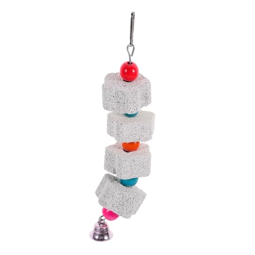 MERRYHAPY Kauspielzeug Für Vögel Natürlichem Vulkanstein Hängendes Teething Spielzeug Für Papageien Kaninchen Und Andere Kleintiere Im Blumen-Design Für Käfige Und MERRYHAPY Kauspielzeug Für Vögel Natürlichem Vulkanstein Hängendes Teething Spielzeug Für Papageien Kaninchen Und Andere Kleintiere Im Blumen-Design Für Käfige Und von MERRYHAPY