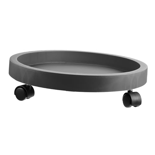 MERRYHAPY Beweglicher Rollständer mit Rundrad Mittelgroß Tiefgrau für Innen und Außennutzung Bewegen von Pflanzen Universelle Anwendung für Garten von MERRYHAPY