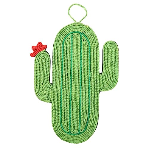 MERRYHAPY Cartoon Kätzchen Katze Kratzkissenkaktus Cat Sisal Kratzmatte Mit Hängendem Seil MERRYHAPY Cartoon Kätzchen Katze Kratzkissenkaktus Cat Sisal Kratzmatte Mit Hängendem Seil von MERRYHAPY