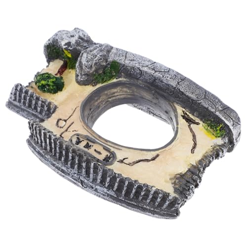 MERRYHAPY Harz Fisch Tank Aquarium Chinesische Traditionelle Architektur Mini Figurine Home Ornament MERRYHAPY Harz Fisch Tank Aquarium Chinesische Traditionelle Architektur Mini Figurine Home Ornament von MERRYHAPY