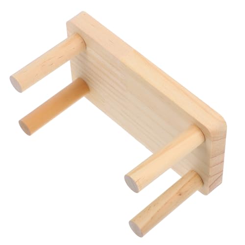 MERRYHAPY Dekorative Hamster Holzplattform Für Kleintiere Stöckige Kletterplattform Für Hamster Und Meerschweinchen Zu Reinigen Spielplatz Und Schlafplatz Fördert von MERRYHAPY