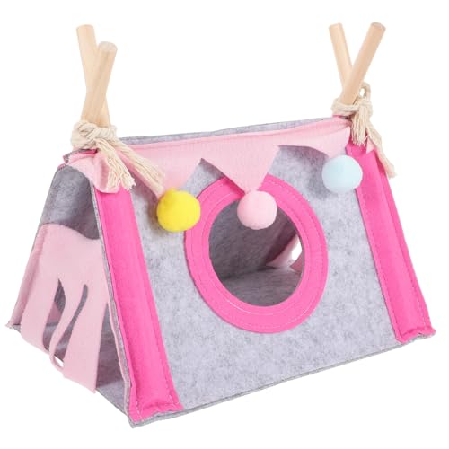 MERRYHAPY Meerschweinchen-Bett Gemütliches Nest Für Haustiere Hamster Hase Ratte Frettchen Eichhörnchen Schlafhütte Für Haustiere Dekoratives Versteck Spielzeug von MERRYHAPY