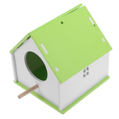 MERRYHAPY Dekoratives Papageienhaus aus Leichtem Material Mittlere Stabiles Vogelhaus zum Aufhängen im Garten Abnehmbar und Einfach zu Reinigen für Wildvögel Praktische Vogelfutterstation von MERRYHAPY