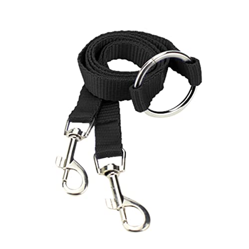 MERRYHAPY Haustier Hund Traktion Seil Leine Nylon für und Mittlere Hunde Schwarz von MERRYHAPY