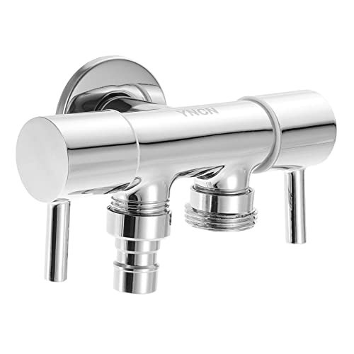 MERRYHAPY Modernes Design Kupfer Dusche Splitter 3-Wege-Wasserhahn Adapter Doppel Outlets Für Küche MERRYHAPY Modernes Design Kupfer Dusche Splitter 3-Wege-Wasserhahn Adapter Doppel Outlets Für Küche von MERRYHAPY