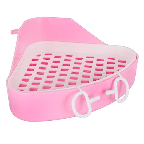 MERRYHAPY Dreieckige Hasen Katzentoilette Eckbox Für Meerschweinchen Und Chinchillas Einfacher Töpfchentrainer Hygienisch Und Platzsparend Ideal Für Kleintiere Robustes MERRYHAPY Dreieckige Hasen Katzentoilette Eckbox Für Meerschweinchen Und Chinchillas Einfacher Töpfchentrainer Hygienisch Und Platzsparend Ideal Für Kleintiere Robustes von MERRYHAPY