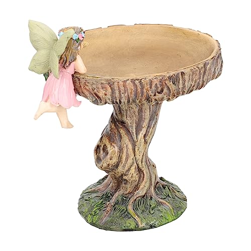 MERRYHAPY Engel Vogelhäuschen tierfutter vogelfutterspender Garden Decoration Bird feeders Birdfeeder Hühnerstall Vogelbäder für draußen Werkzeug zum Füttern von Vögeln Vogelfütterer Harz von MERRYHAPY