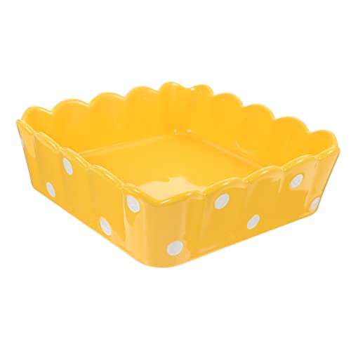 MERRYHAPY Keramik-futternapf für Haustiere Hamster-futternapf Futternapf für Meerschweinchen Leicht Zu Reinigen Robustes Material Sicher Zufällige Farbe von MERRYHAPY