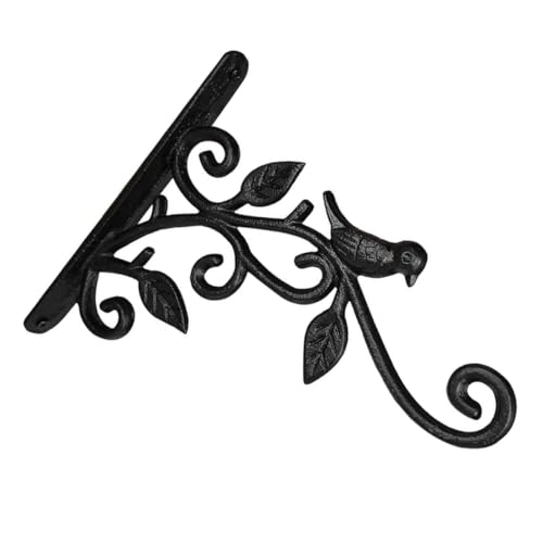 MERRYHAPY Hängender Pflanzenhalter Aus Robustem Schwerlast Gartenhaken Für Die Wand Ideal Für Blumenampeln Vogelhäuschen Und Laternen 1 Set von MERRYHAPY