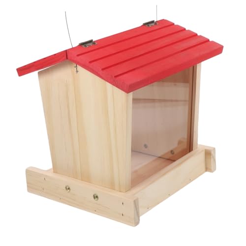 MERRYHAPY Hängender Vogelfutterspender Aus Holz Wetterfest Und Regensicher Für Wildvögel Im Garten Balkon Oder Innenhof Mit Mehreren Sitzstangen Für Lebendiges Vogelbeobachtungserlebnis MERRYHAPY Hängender Vogelfutterspender Aus Holz Wetterfest Und Regensicher Für Wildvögel Im Garten Balkon Oder Innenhof Mit Mehreren Sitzstangen Für Lebendiges Vogelbeobachtungserlebnis von MERRYHAPY