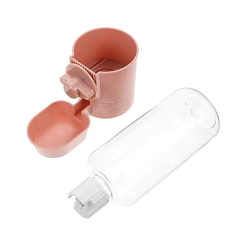 MERRYHAPY Automatischer Wasserspender für Haustiere große Kapazität Futternapf für Haustiere Wasserspender für Hunde Kaninchen und Katzen Rosa für dauerhafte Nutzung von MERRYHAPY