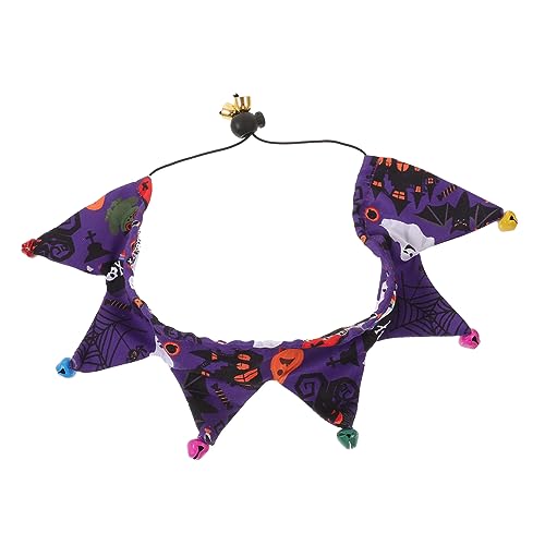 MERRYHAPY Katzenhalsband Für Halloween Dekoration Verstellbares Haustierhalsband Aus Leichtem Polyester Komfortables Tragen Für Kätzchen von MERRYHAPY