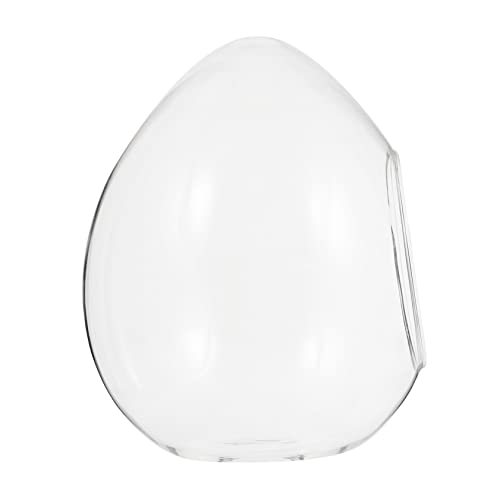 MERRYHAPY Transparentes Hamster-sommernest Meerschweinchen-kühlhaus Glasmaterial Haustierhütte Vogel-kühlhaus Chinchilla-glasnest Tragbar von MERRYHAPY
