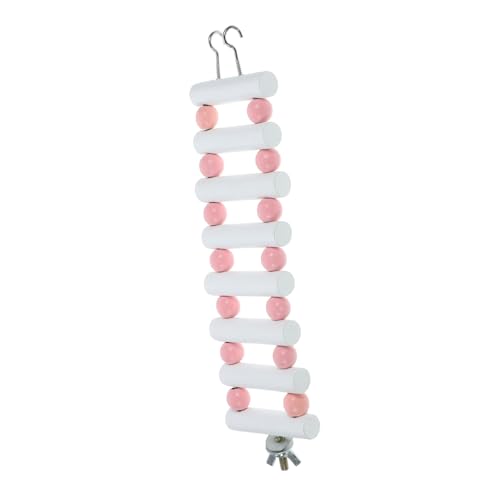 MERRYHAPY Holzleiter Spielzeug Für Hamster Kletterleiter Für Kleintiere Haltbare Brücke Für Hamsterkäfige von MERRYHAPY