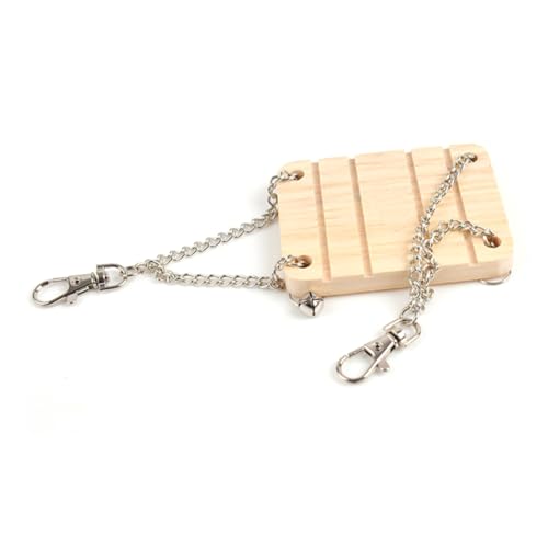 MERRYHAPY Hamster Holzspielzeug Hängeschaukel Kleintier Schaukel Hängematte aus Naturholz für Hamster Meerschweinchen und Kleine Nager zur Beschäftigung und Bewegung MERRYHAPY Hamster Holzspielzeug Hängeschaukel Kleintier Schaukel Hängematte aus Naturholz für Hamster Meerschweinchen und Kleine Nager zur Beschäftigung und Bewegung von MERRYHAPY