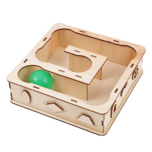 MERRYHAPY Spielzeug Hamster Labyrinth Hölzernes Spielzeug Für Kleine Haustiere Belohnungsspielzeug Mit Rennpfaden Für Hamster Und Mäuse von MERRYHAPY
