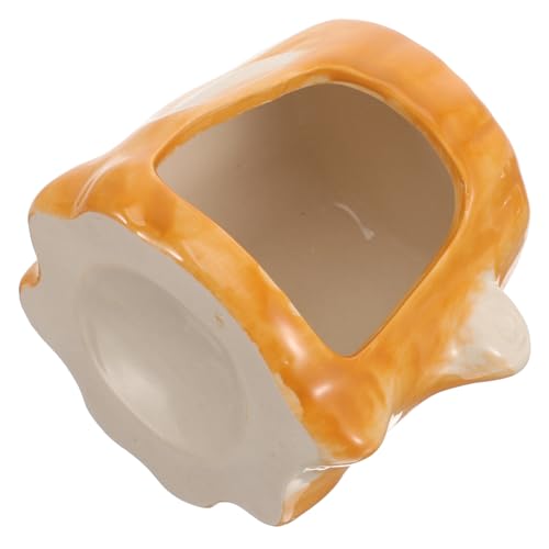 MERRYHAPY Keramik-hamsterversteck Kühlendes Haus Für Kleintiere Nest Höhle Zum Schlafen Und Ausruhen von MERRYHAPY