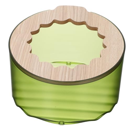 MERRYHAPY Hamster Sandbad Badewanne aus Transparentem mit Rutsch Boden Multifunktionale Sandwanne und Toilette für Zwerghamster und Kleintiere Langlebig und Robust für Tägliche Nutzung von MERRYHAPY