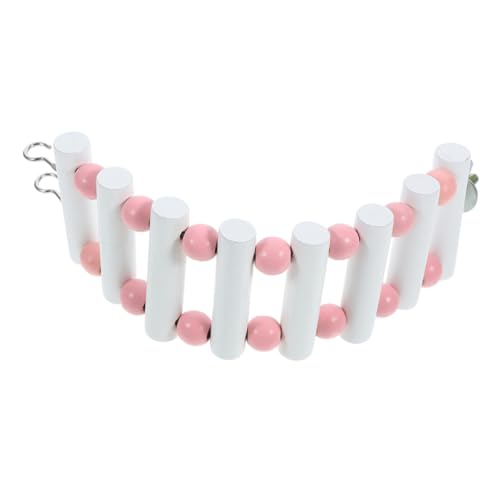 MERRYHAPY Hamsterleiter Für Kleintiere Multifunktionale Kletterleiter Natürlichem Material Spielzeug Für Hamster Und Ratten Für Käfig Und Spielbereich von MERRYHAPY