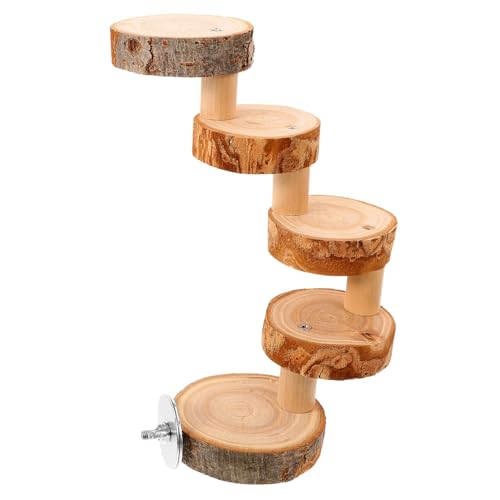 MERRYHAPY Hamster Kletterleiter Spielzeug Für Kleintiere Fünfstufige Sichere Und Wiederverwendbare Treppe Für Hamster Meerschweinchen Und Chinchillas Und Trainieren Im Käfig MERRYHAPY Hamster Kletterleiter Spielzeug Für Kleintiere Fünfstufige Sichere Und Wiederverwendbare Treppe Für Hamster Meerschweinchen Und Chinchillas Und Trainieren Im Käfig von MERRYHAPY