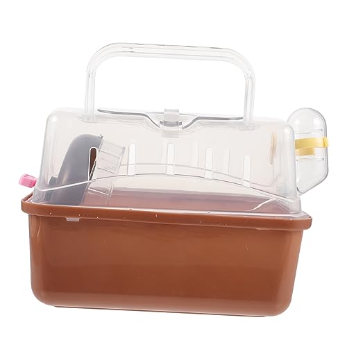 MERRYHAPY Hamster Transportbox mit Klarsichtfenster Tragbarer Käfig für Kleintiere für Ausflüge Reisen und Camping Geeignet für Hamster und Mäuse MERRYHAPY Hamster Transportbox mit Klarsichtfenster Tragbarer Käfig für Kleintiere für Ausflüge Reisen und Camping Geeignet für Hamster und Mäuse von MERRYHAPY