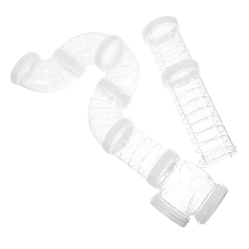 MERRYHAPY Hamster Tunnel Kit Transparent DIY Verbindung Rohre Hamster Rohre für Käfig Kleintiere Mäuse Ratten Leise Flexible Anschlüsse Leicht zu Reinigen MERRYHAPY Hamster Tunnel Kit Transparent DIY Verbindung Rohre Hamster Rohre für Käfig Kleintiere Mäuse Ratten Leise Flexible Anschlüsse Leicht zu Reinigen von MERRYHAPY