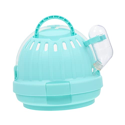 MERRYHAPY Transportbox Für Hamster Draussen Mit Trinkflasche Aus Pp Und Belüftungslöchern Zum Essen Schlafen Spielen von MERRYHAPY