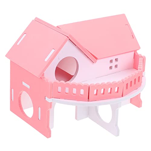 MERRYHAPY Hamsterhaus aus Sicherem Langlebigem Kunststoff Verschleißfestes Nest für Zwerghamster und Kleintiere Privater Rückzugsort für Besseren Schlaf Rosa Kleintier spielhaus MERRYHAPY Hamsterhaus aus Sicherem Langlebigem Kunststoff Verschleißfestes Nest für Zwerghamster und Kleintiere Privater Rückzugsort für Besseren Schlaf Rosa Kleintier spielhaus von MERRYHAPY