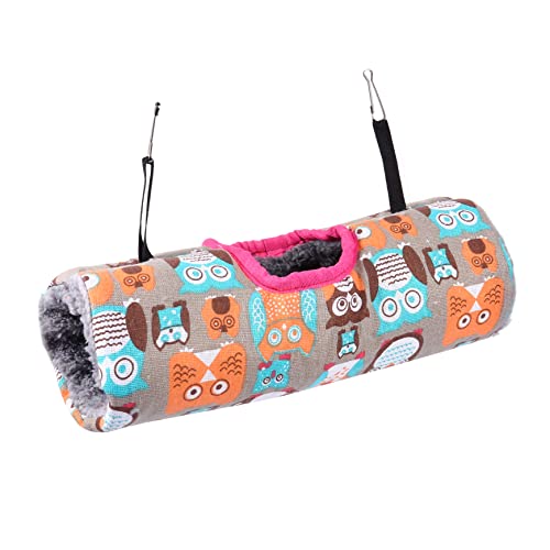 MERRYHAPY Hängetunnel Für Kleintiere Warmes Nest Für Hamster Eichhörnchen Ratten Befestigung Mit Clips Spiel Und Schlafgelegenheit von MERRYHAPY