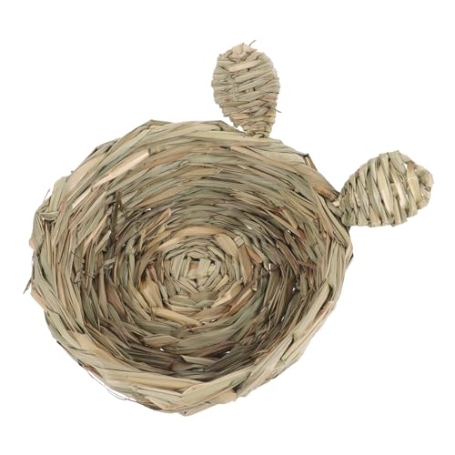 MERRYHAPY Hasenstall Aus Stroh Haustier Hamster Spielzeug Aus Stroh Geflochtenes Nest Rattennest Kaninchennest Handgefertigtes Nest Kleines Tiernest Frettchen-Nest Chinchilla-Nest MERRYHAPY Hasenstall Aus Stroh Haustier Hamster Spielzeug Aus Stroh Geflochtenes Nest Rattennest Kaninchennest Handgefertigtes Nest Kleines Tiernest Frettchen-Nest Chinchilla-Nest von MERRYHAPY