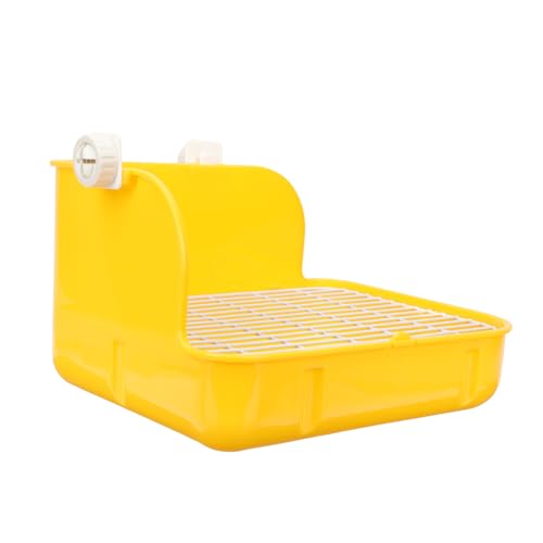 MERRYHAPY Hasentopf aus Plastik Hamster klo kaninchentoilette hasenzubehör Hasen klo Kaninchen-Eckklo Praktisches Häschen-Töpfchen praktisches Kaninchentöpfchen Etagenhäschen Toilette Yellow MERRYHAPY Hasentopf aus Plastik Hamster klo kaninchentoilette hasenzubehör Hasen klo Kaninchen-Eckklo Praktisches Häschen-Töpfchen praktisches Kaninchentöpfchen Etagenhäschen Toilette Yellow von MERRYHAPY