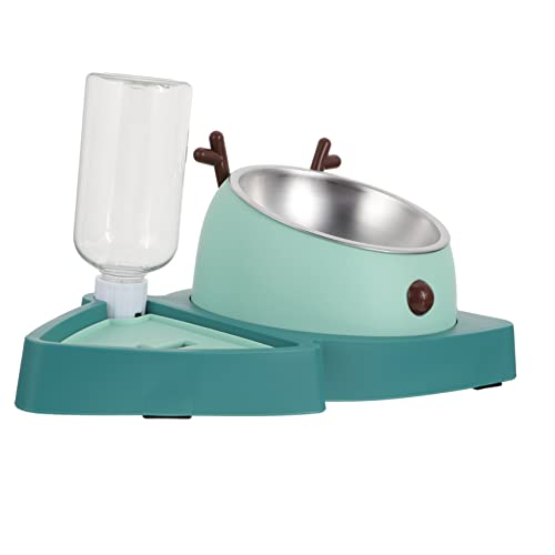 MERRYHAPY Abnehmbarer Futternapf Für Hunde Und Katzen Slow Feeder Wassernapf Aus Kunststoff Einfach Zu Reinigen von MERRYHAPY