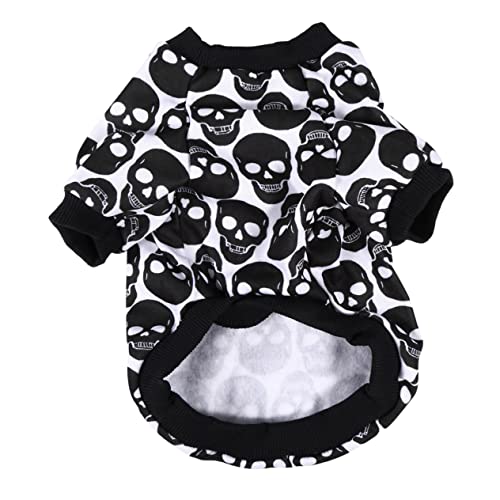 MERRYHAPY Fashion Halloween Hoodie Für Hunde Einzigartiges Skelett-Design Warme Für Partys Und Fotos Erhältlich von MERRYHAPY