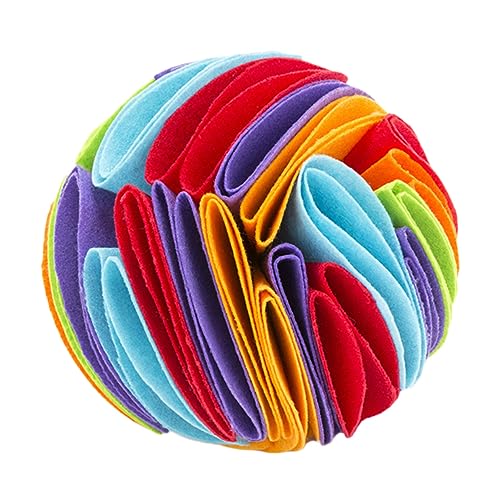 MERRYHAPY Haustier Schnüffelball Interaktives Futterball für Fördert Mentale Stimulation und Training Kreative Form für Snacks und Kleine Spielzeuge von MERRYHAPY