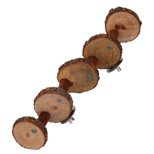 MERRYHAPY Kleintier Spielzeug Holzleiter Für Hamster Und Vögel Robuste Kletterleiter Aus Natürlichem Holz Geeignet Für Käfige Fördert Bewegung Und Spiel Dekorativ Und Langlebig von MERRYHAPY