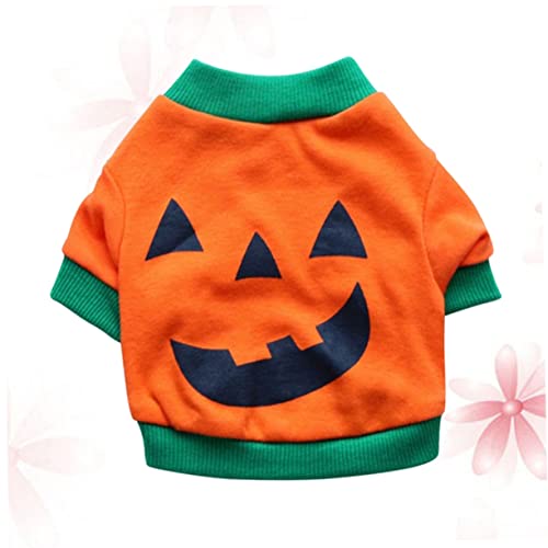 MERRYHAPY Kürbis-Shirt Halloween-Kostüme für Hunde Kürbis Kostüm Halloweenkostüm Halloween kostüm Hoodie- Welpenkleidung Haustier Hundekleidung Katze Spinne Bichon Frise von MERRYHAPY
