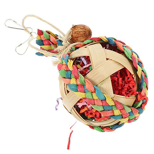 MERRYHAPY Haustier Vogelhänge Spielzeug Papagei Kauen Spielzeug Hängende Spielzeug Papageien Spielzeug Birdcage Accessoire MERRYHAPY Haustier Vogelhänge Spielzeug Papagei Kauen Spielzeug Hängende Spielzeug Papageien Spielzeug Birdcage Accessoire von MERRYHAPY
