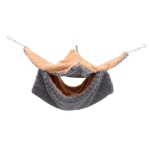 MERRYHAPY Plüschhängematte Für Kleintiere Rattenkäfig-hängematte Warmes Meerschweinchen-hängebett Weiches Hamsterbett Für Haustierkäfige von MERRYHAPY