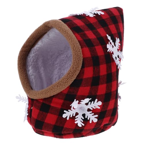 MERRYHAPY Hamsterhütte Weiche Baumwolle Hamsterhaus Bett Sicherer Unterschlupf Für Haustiere MERRYHAPY Hamsterhütte Weiche Baumwolle Hamsterhaus Bett Sicherer Unterschlupf Für Haustiere von MERRYHAPY