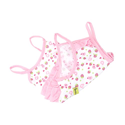 MERRYHAPY Pet Fashion Erdbeer-Hunderock Hundebekleidung Haustier-Klamottenrock Hundekleid für draußen Bequeme und langlebige Hundebekleidung von MERRYHAPY