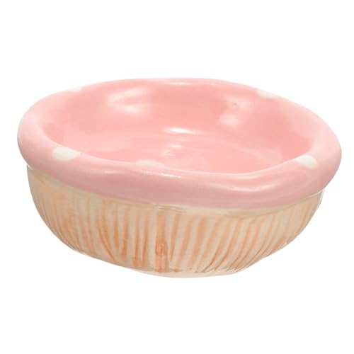MERRYHAPY Hamster Keramik Futternapf Anti- Design Für Kleintiere Leicht Zu Reinigen Für Hamster Meerschweinchen Und Kaninchen Futter Und Wasserschale Mushroom-Design MERRYHAPY Hamster Keramik Futternapf Anti- Design Für Kleintiere Leicht Zu Reinigen Für Hamster Meerschweinchen Und Kaninchen Futter Und Wasserschale Mushroom-Design von MERRYHAPY