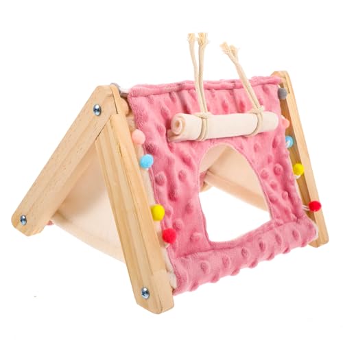 MERRYHAPY Hamster Zelt Haus Für Kleintiere Atmungsaktives Hamster Nest Bequemes Versteck Für Meerschweinchen Für Gemütliche Rückzugsorte Und Entspannte Ruhephasen Prinzessinnen Design von MERRYHAPY