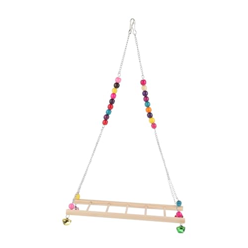 MERRYHAPY Tragbarer Papagei-Ara-Vogel-Spielständer Holz-Papagei-Leiter Kletterspielzeug Vogel-Kauspielzeug Vogel-Sitzleiter für Haustiere große Schaukelleiter Spielzeug MERRYHAPY Tragbarer Papagei-Ara-Vogel-Spielständer Holz-Papagei-Leiter Kletterspielzeug Vogel-Kauspielzeug Vogel-Sitzleiter für Haustiere große Schaukelleiter Spielzeug von MERRYHAPY