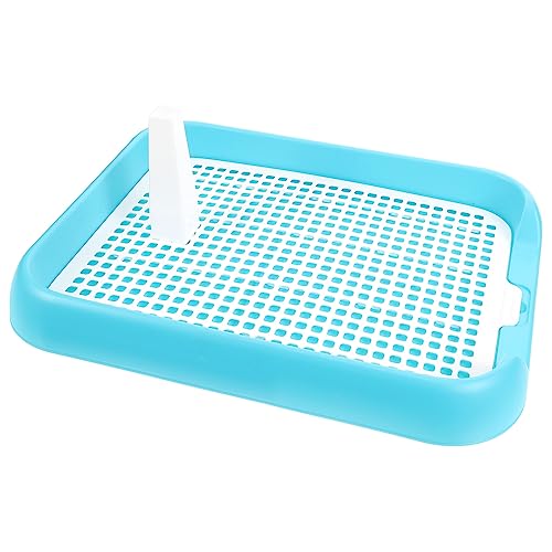 MERRYHAPY Haustiertoilette Hundetoilette drinnen Welpen Innentoilette Mülleimer pet Bowl hundetoilette für drinnen Haustiere zubehör Mesh-Hundetoilette Gitter Hundetoilette Plastik Sky-Blue MERRYHAPY Haustiertoilette Hundetoilette drinnen Welpen Innentoilette Mülleimer pet Bowl hundetoilette für drinnen Haustiere zubehör Mesh-Hundetoilette Gitter Hundetoilette Plastik Sky-Blue von MERRYHAPY